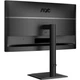 TFT 27" AOC , IPS, 120Hz, VGA, HDMI, DP, USB-hub, HAS, Pivot, колонки, чорний (27E4U) - зображення 7