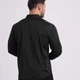 Класична чоловіча сорочка з довгим рукавом SlimFit, чорна, розмір XL/2XL - зображення 5