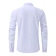 Класична чоловіча сорочка з довгим рукавом SlimFit, біла, розмір M/L - зображення 6