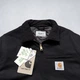 Куртка Carhartt WIP Detroit Black Кархарт Чорний Бомбер Джинсовка L - зображення 3