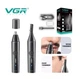 Аккумуляторный триммер VGR V-613 2 в 1 для носа, ушей и окантовки с USB Type-C - изображение 4