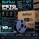 Набір - 10 кг PETG -пластик Філамент Sunlu PETG Basic Classic Black для 3D-принтера - 1Кг, 1.75mm Чорний з Котушкою - 10шт - изображение 1