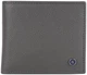 Кожаный кошелек мужской из натуральной кожи горизонтальный с RFID защитой и монетницей для карт, матовый, серый 62140 - изображение 1