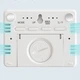 Багатофункціональний електронний годинник Xiaomi YIDA Time 8218 White - зображення 8