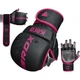 Рукавиці RDX Inc для ММА штучна шкіра L/XL рожеві - зображення 4