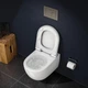 Комплект керамічного унітазу TECEloft 51.5х35,5 см, із вихровим змивом Cyclon flush, включаючи сидіння і кришку (9700224) TM TECE - изображение 8