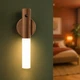 Фонарь настенный аккумуляторный W-52 LED с датчиком движения USB магнитное крепление теплый свет - изображение 1
