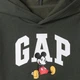 Подростковое теплое худи на флисе GAP 664555521 140 см Зеленое (1159845545) - изображение 3