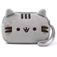 Плюшевий пенал-косметичка у вигляді котика Пушина (Pusheen), сірий, 20 см - изображение 1