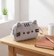 Плюшевий пенал-косметичка у вигляді котика Пушина (Pusheen), сірий, 20 см - изображение 4