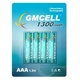 Аккумуляторные батарейки AAA GMCELL Li-ion 1300 mWh (4 шт) 1.5V Мизинчиковые перезаряжаемые 1000+ циклов (BT012) - изображение 8