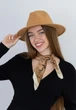 Шляпа Федора унисекс с устойчивыми полями FeltHat бежевая - изображение 1