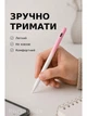 Універсальна сенсорна ручка-стілус для планшетів та смартфонів IOS/Android/Windows (рожевий з білим) - зображення 6
