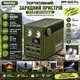PowerBank REMAX RPP-609 Pro Expedition 60000 mAh 22.5W + PD 20W з LED-ліхтарями, оливковий - зображення 5