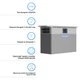 Зарядна станція DEYE SUN-BK250 2500W 2.56kWh LiFePO4 51.2V 4 MPPT 220/230V Однофазна (SUN-BK250-2.56KWH-EU-AM4-32L) - зображення 3