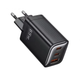 Мережевий зарядний пристрій Toocki 65W GAN 2xType-C + USB-A Black - зображення 1