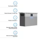 Зарядна станція DEYE SUN-BK250 2500W 2.56kWh LiFePO4 51.2V 4 MPPT 220/230V Однофазна (SUN-BK250-2.56KWH-EU-AM4-18L) - зображення 3