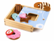 Деревянный игровой набор Lupilu Cookie Box - коробка с печеньем, 13 предметов, от 2 лет - изображение 1