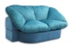 Розкладний диван - ліжко Іванна 1,4 Безкаркасний диван - трансформер в тканині Бонапарт 14 / Келвін 08 (Естетика 7) - изображение 1