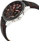 Годинник чоловічий Orient FKV01003B0 сталевий корпус водозахист 50 м чорний циферблат, хронограф - зображення 2