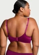 Бюстгальтер с кружевом Victoria's Secret Body by Victoria Lightly Lined Lace-Trim Demi 34A бордовый (0418640QPQ34A) - изображение 2