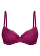 Бюстгальтер с кружевом Victoria's Secret Body by Victoria Lightly Lined Lace-Trim Demi 34A бордовый (0418640QPQ34A) - изображение 3