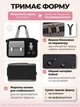 Сумка переноска для кота кішки собаки кошенят до 8 кг з ремінцем на плече чорна 44х25х27 см (002297) - зображення 4