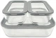 Набор пищевых контейнеров Vittora Element Grey 3 пр. VT-161016 - изображение 1
