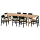Стіл і 8 стільців ІКЕА KARSKÄR / SKANSNÄS 240/300x100 см (s99629087) - изображение 1