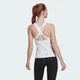 Спортивна жіноча майка для фітнесу ADIDAS BY STELLA MCCARTNEY TRUEPURPOSE приталена біла L - изображение 2