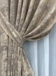 Комплект готовых штор VR-Textil Жаккард Sultan XO №1143ш Капучино 150х270 см 2 шт (30-958) - изображение 5