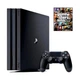 Консоль Sony PlayStation 4 PRO 1TB CUH 72 Black обслугована + Геймпад бездротовий DualShock 4 + Grand Theft Auto V + гарантія Б/В - зображення 1