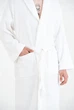 Халат махровый unisex Lotus Home - Basic Line white 3XL - изображение 10