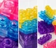 Детская игрушка Конструктор Magic Gummy Block на 40 деталей, мягкий, цветные детали, желейный эффект, 15-18,5-6,5 см - изображение 4