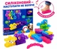 Детская игрушка Конструктор Magic Gummy Block на 40 деталей, мягкий, цветные детали, желейный эффект, 15-18,5-6,5 см - изображение 3