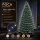 Світлодіодна гірлянда Роса з пультом 300 м 3000 LED Холодне біле світло Зелений дріт - зображення 1
