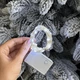 Светодиодная гирлянда Роса с блоком 10 м 100 LED Холодный белый свет Серебристый провод - изображение 2