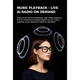 Смарт-очки Smart AI Glasses AIMB-G1 с фото и видеосъемкой 8MP-камера Черные - изображение 10