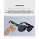 Смарт-очки Smart AI Glasses AIMB-G1 с фото и видеосъемкой 8MP-камера Черные - изображение 12