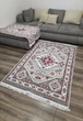 Бавовняний килим 120×180 см безворсовий та двосторонній червоний - зображення 6