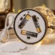 Светильник ночник Ангел новогодний музыкальный с LED подсветкой и эффектом снегопада Разноцветный (29011) - изображение 2