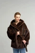 Жіноча дублянка зимова двостороння UF-Fashion N89V 48 шоколадний - зображення 2