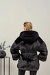 Екошуба зимова двостороння UF-Fashion N83V 44 чорний - зображення 4