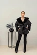 Екошуба зимова двостороння UF-Fashion N83V 44 чорний - зображення 7