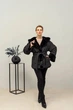 Екошуба зимова двостороння UF-Fashion N83V 44 чорний - зображення 8