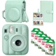 Набір камера Fujifilm Instax Mini 13 Lagoon Green, Фотопапір 50шт, Чохол, Фотоальбом 108 фото Зелений (Подарункове пакування) - зображення 1