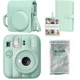 Набір камера Fujifilm Instax Mini 13 Lagoon Green, Фотопапір 10шт, Чохол, Фотоальбом 108 фото Зелений (Подарункове пакування) - изображение 1