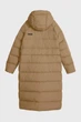 Пуховик PUMA Long Hooded Down Coat W Коричневий M 675365-85 - изображение 7