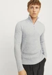 Светер Jack&Jones Perfect Half Zip Сірий XL 12257773 - изображение 4