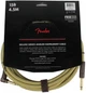 Кабель инструментальный Fender Cable Deluxe Series 15' Angled Tweed - изображение 3